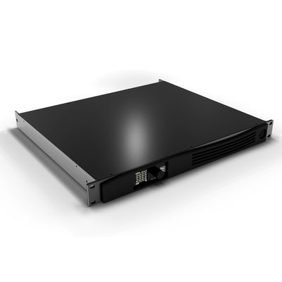 Pro-Fi CloudAmp 16.700 16-channel Dante DSP amplifier — OLED display, 1U rack for commercial AV
